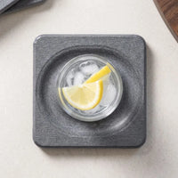 Diatomite coaster, Dark Grey