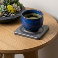 Diatomite coaster, Dark Grey