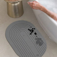 Diatomite mat – arc, Dark Grey