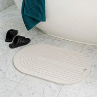 Diatomite mat – arc, Off-White