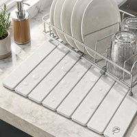 Foldable Diatomite mat, Off-White