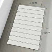 Foldable Diatomite mat, Off-White