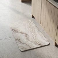Diatomite mat – marble, White Marble
