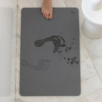 Diatomite mat – plain, Dark Grey