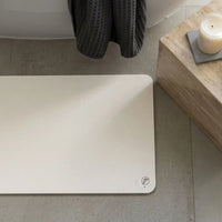 Diatomite mat – plain, Off-White