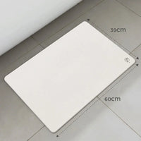 Diatomite mat – plain, Off-White
