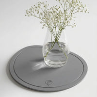 Diatomite plant pad, Dark Grey