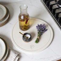 Diatomite plant pad, Off-White