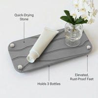 Diatomite sink caddy, Dark Grey