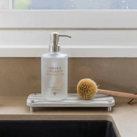 Diatomite sink caddy, Off-White